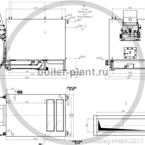 Чертеж котла 1,6 МВт ЗП РПК