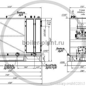 Чертеж котла 2,5 МВт ЗП РПК