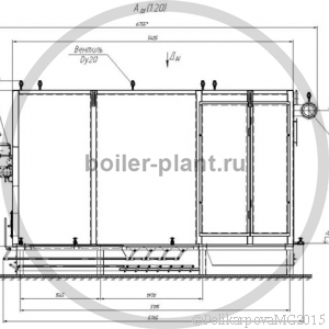 Чертеж котла 4 МВт ЗП РПК