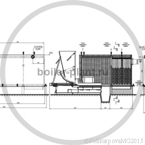 Чертеж угольного котла 1,3 МВт с ТШПМ