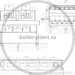 Чертеж топки ТЧЗМ 2,7/4,0. Вид 2