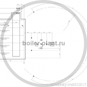 Чертеж модульной котельной 10 МВт расположение фундаментов