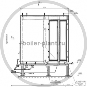 Чертеж твердотопливного котла 2 МВт РПК