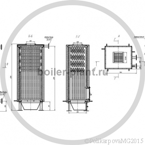 Чертеж твердотопливного котла 200 кВт