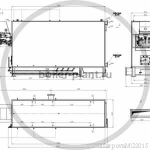 Чертеж твердотопливного котла 3 МВт