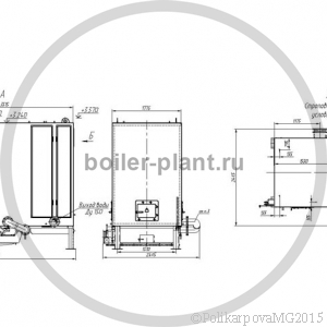 Чертеж твердотопливного котла 3,5 МВт РПК