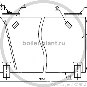 Чертеж резервуара РГС-50